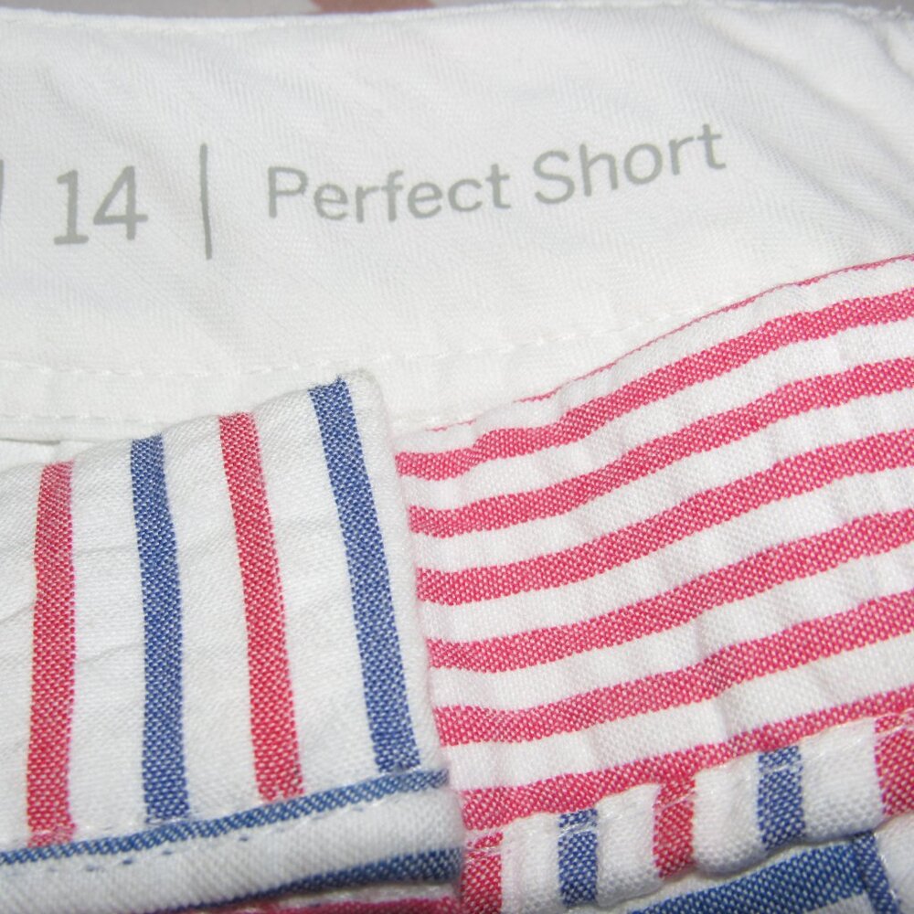 Talbots “Perfect Short” Patchwork Stripe Cotton S… - image 5